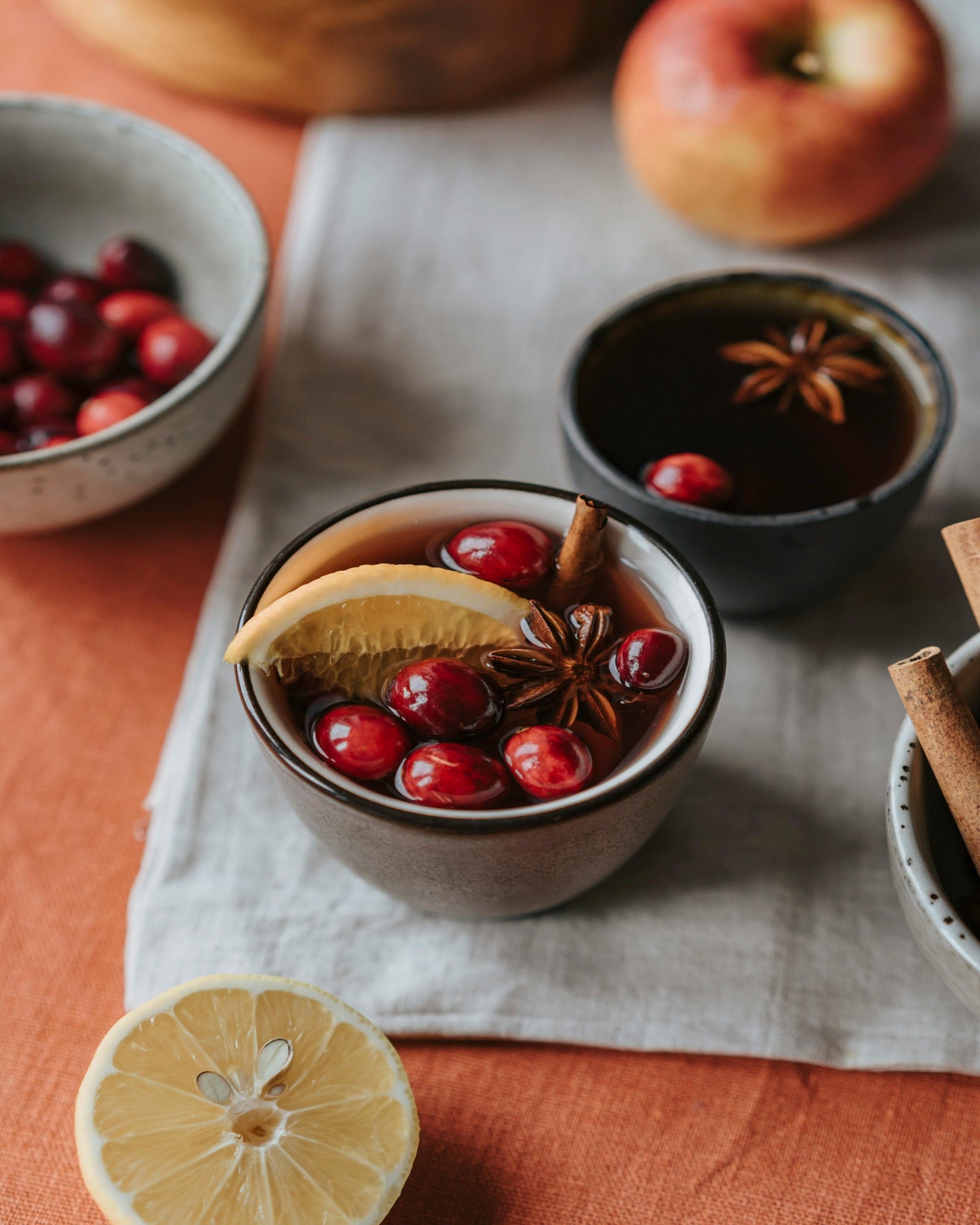 Apple Cider hot drinks on the table. Apple Cider fragrance oil by Scentivore. 