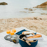 Beach blanket picnic at the beach. Beachfront Blanket fragrance oil by Scentivore. 