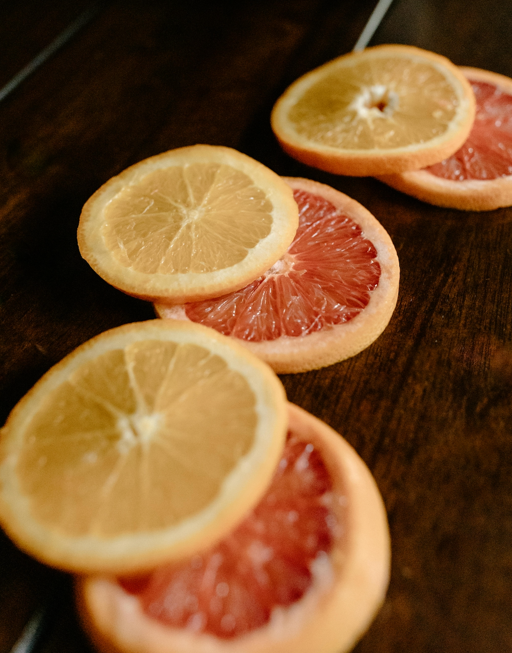 Slices of citruses. Bergamot & Grapefruit Twist fragrance oil by Scentivore. 