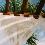 Inside a beach cabana. Cabana Beach by Scentivore. Fragrance oil. Soap and candle-making.