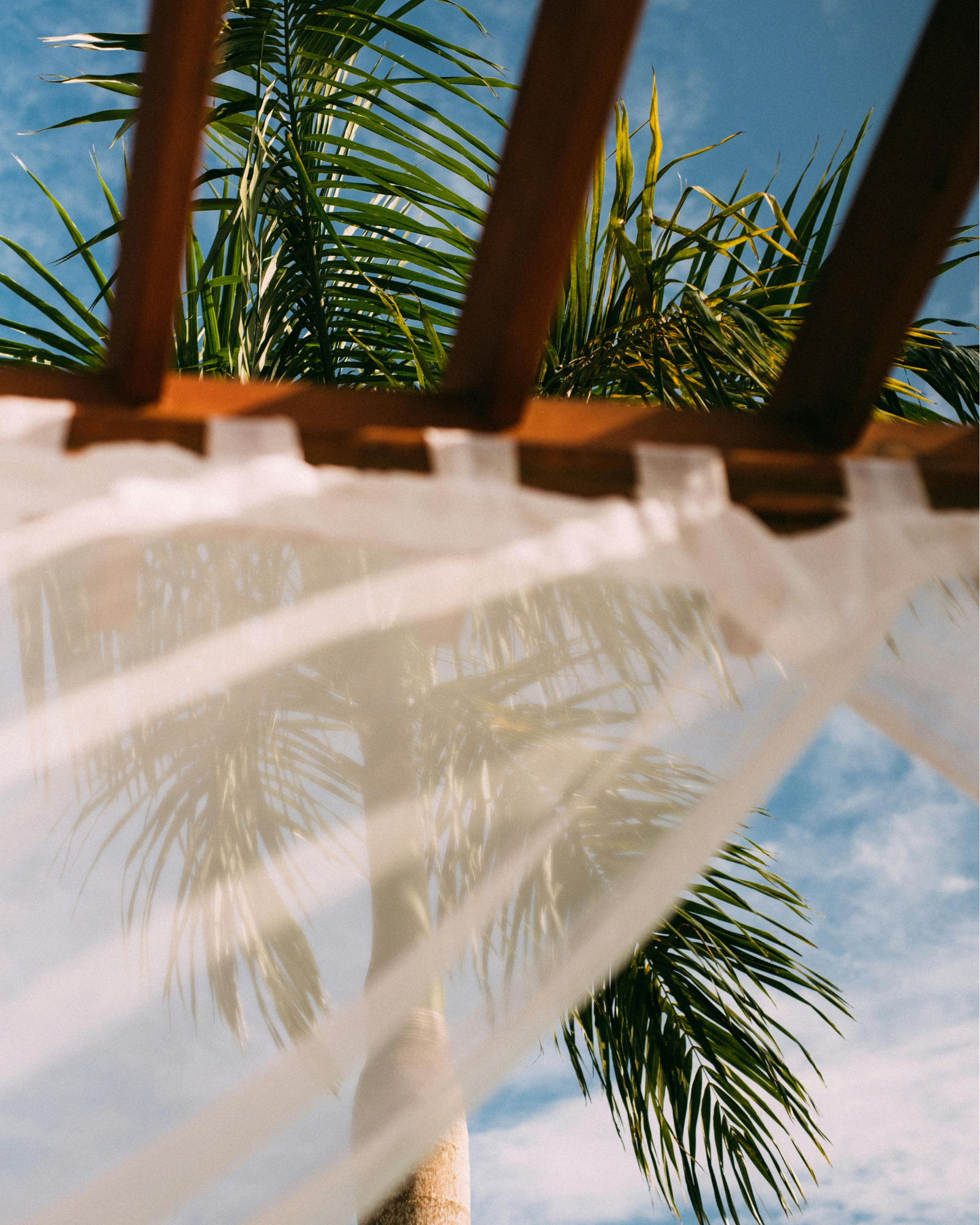 Inside a beach cabana. Cabana Beach by Scentivore. Fragrance oil. Soap and candle-making.