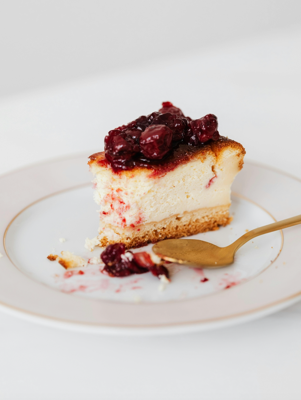 A slice of cherry cheesecake. Cherry Cheesecake fragrance oil scent. For soap and candle-making. 