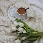 Cashmere sweater, cocoa and flowers. Cocoa Butter Cashmere fragrance oil by Scentivore. 