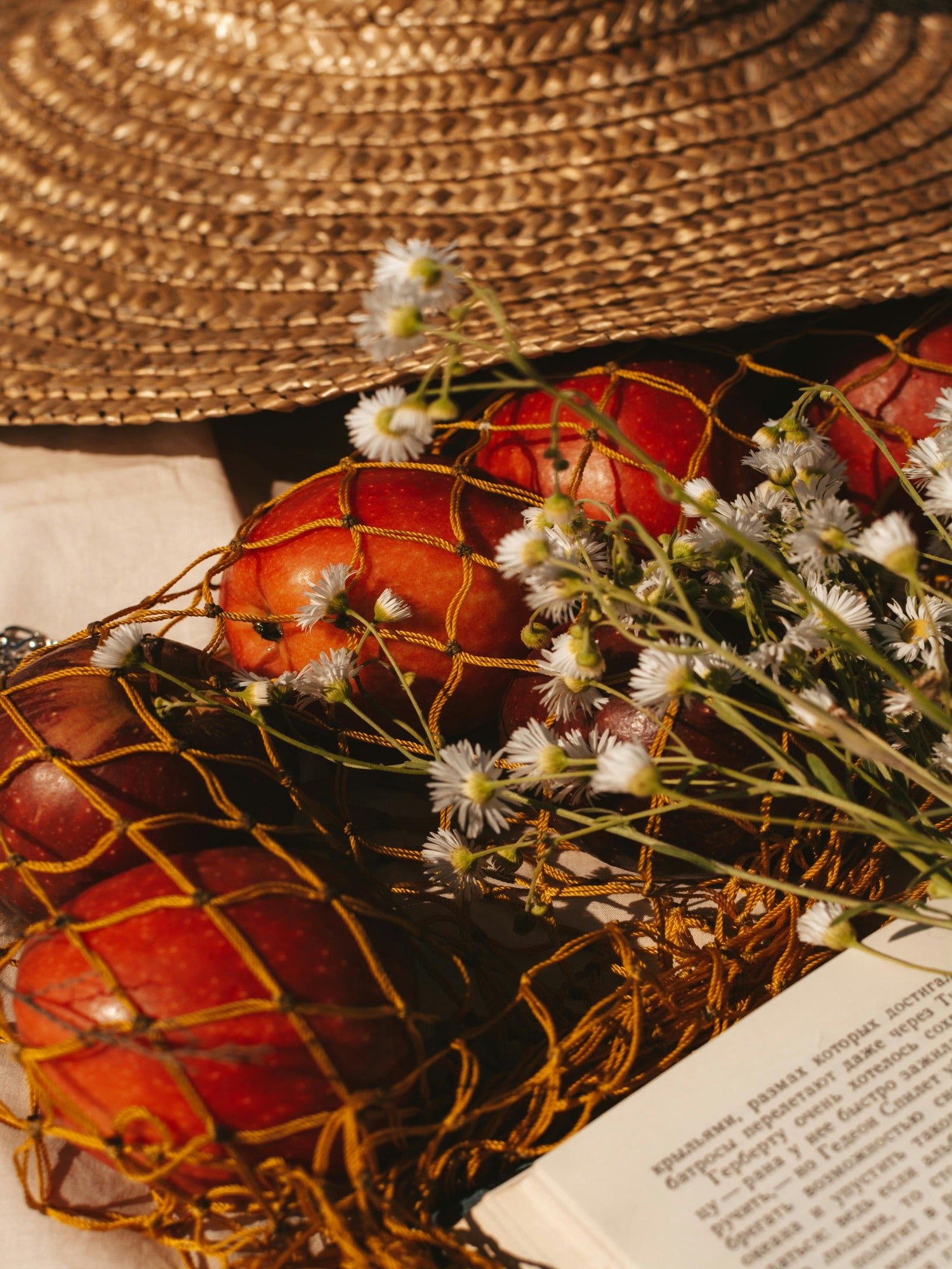 A bouquet of flowers and apples. Floral and Apple fragrance oil by Scentivore. 