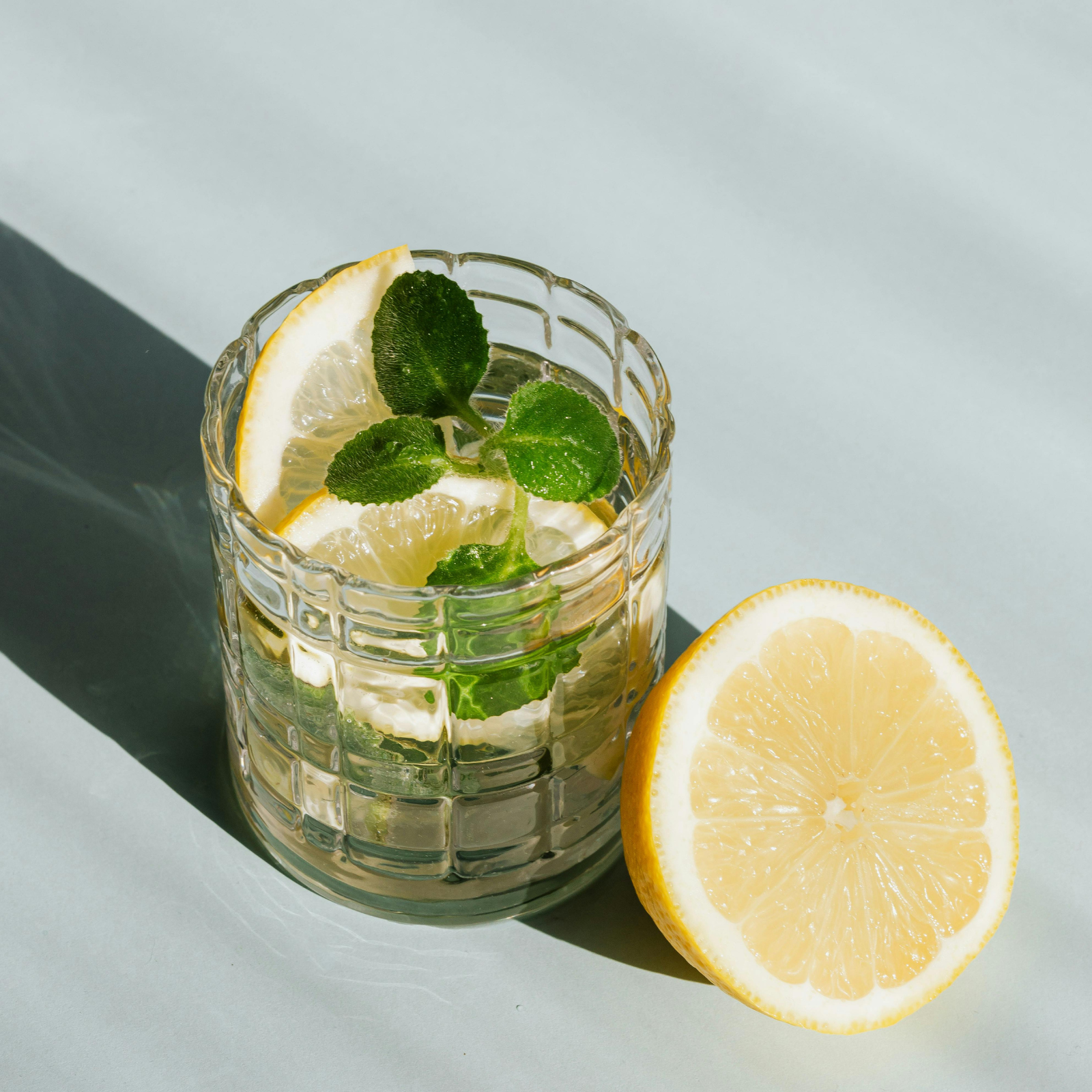 A glass of mojito. Mint to Be Mojito fragrance oil for soap and candle-making.