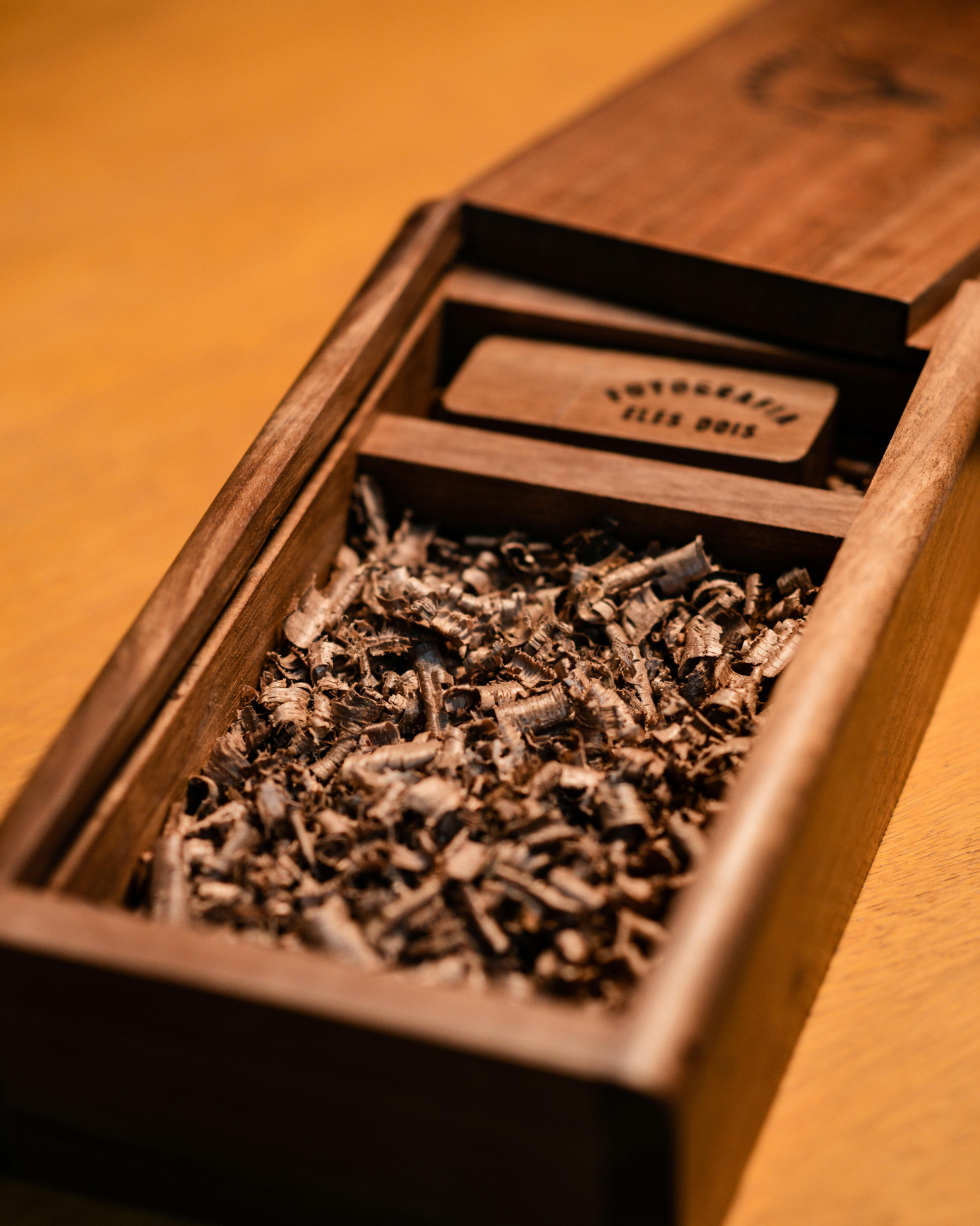 A box of fine tobacco. Tobacco + Teakwood fragrance oil by Scentivore. For soap and candle making.